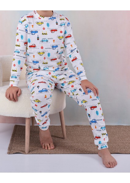 Araba Desen Erkek Garson Pijama Takımı fiyatları