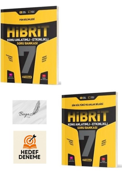 Hız 7.sınıf Hibrit Fen Bilimleri Din Kültürü Soru Bankası Hedef Deneme