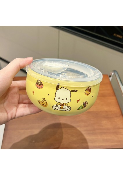 Sevimli Karikatürler Kuromi Paslanmaz Çelik Çocuk Öğrenci Kase Kaşık Ile (Yurt Dışından)