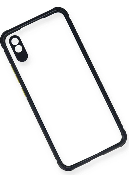 Xiaomi Redmi 9A Kılıf Miami Şeffaf Silikon - LACIVERT-(5796) - CHT7652-6724 modelleri