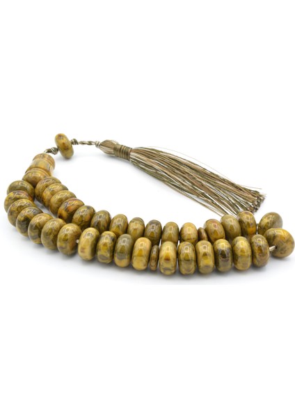 Zeyn Usta Işi Basık Model Yeşil Katalin Tesbih 011 fiyatları