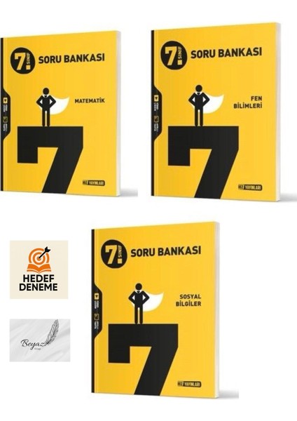 Hız 7.sınıf Matematik Fen Bilimleri Sosyal Bilgiler Soru Bankası Hedef Deneme