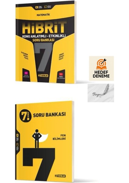 Hız 7.sınıf Hibrit Matematik Konu Anlatımlı Soru Fen Soru Bankası Hedef Deneme
