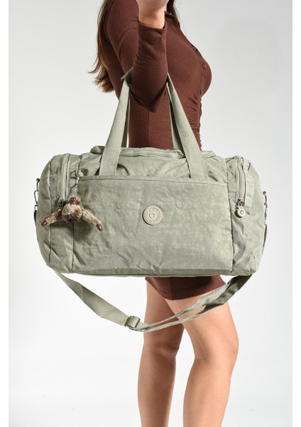 Ultra Hafif Unisex Su Geçirmez Seyahat Spor Çantası Vizon (Model: 571-7B)