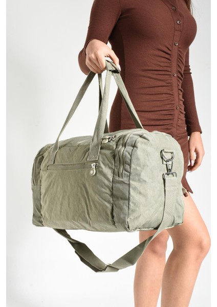 Ultra Hafif Unisex Su Geçirmez Seyahat Spor Çantası Vizon (Model: 571-7B) modelleri