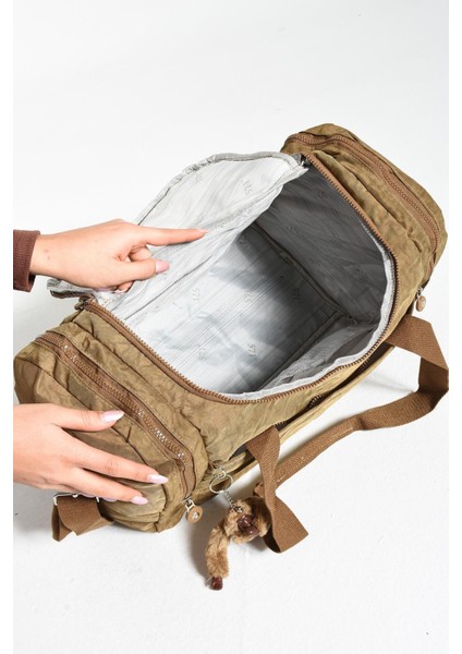 Ultra Hafif Unisex Su Geçirmez Seyahat Spor Çantası Vizon (Model: 571-7B) indirimleri