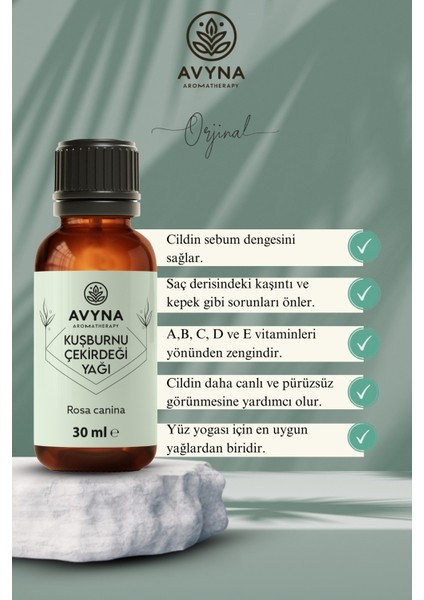 Kuşburnu Çekirdeği Yağı 30 ml Soğuk Sıkım Saf ve Doğal (Rosehip Seed Oil) - 3 Al 2 Öde fiyatları