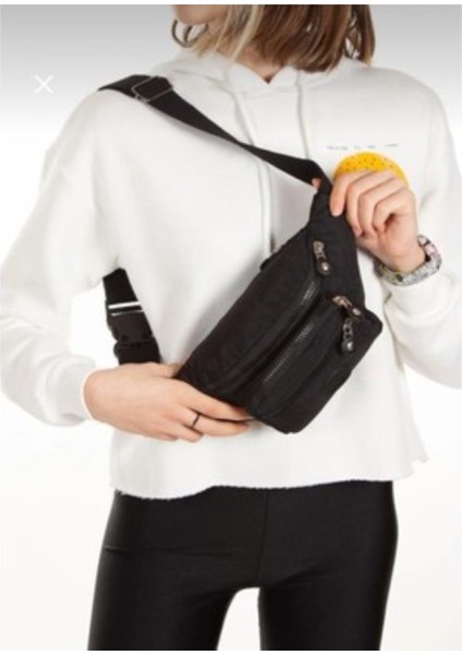 Krinkıl Kumaş Bel ve Omuz Çantası-Free Bag fiyatları