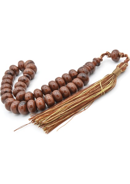 Zeyn Usta Işi Basık Model Kahverengi Katalin Tesbih 006 modelleri