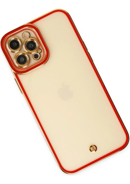 iPhone 12 Pro Kılıf Liva Lens Silikon - KIRMIZI-(5796) - CHT9344-6946 modelleri