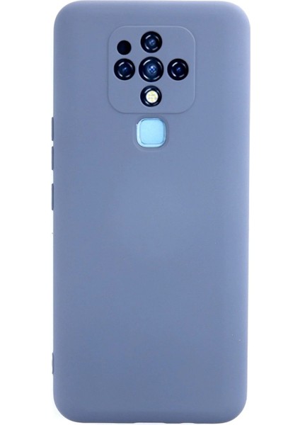 Tecno Camon 16 Kılıf Nano Içi Kadife Silikon - GRI-(5796) - CHT4822-9607