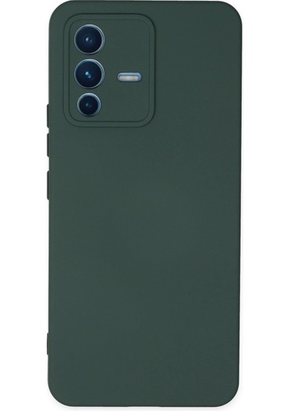 Vivo V23 5g Kılıf Nano Içi Kadife Silikon - Koyu YEŞIL-(5796) - CHT5622-6895