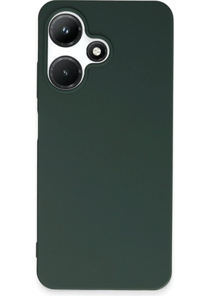 Infinix Hot 30I Kılıf First Silikon - Koyu YEŞIL-(5796) - CHT7421-3495