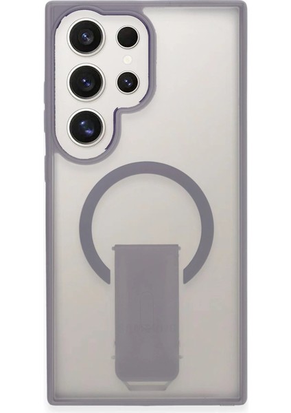 Samsung Galaxy S24 Ultra Tork Magsafe Standlı Kapak - LILA-(5796) - CHT1120-3124