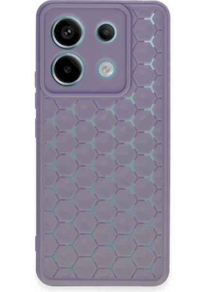 Xiaomi Redmi Note 13 Pro 5g Kılıf Petek Silikon Kapak - LILA-(5796) - CHT4526-5190