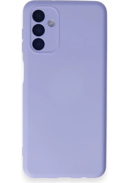 Samsung Galaxy A14 4g Kılıf Nano Içi Kadife Silikon - LILA-(5796) - CHT6893-1260