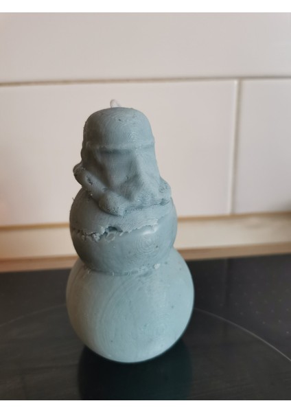Yeni Snow-Trooper_snowman_candle T4331690