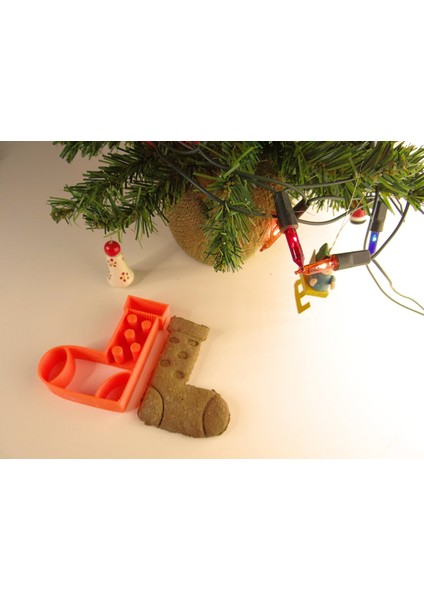 Yeni Noel Çorabı Kurabiye Kesici T2720879