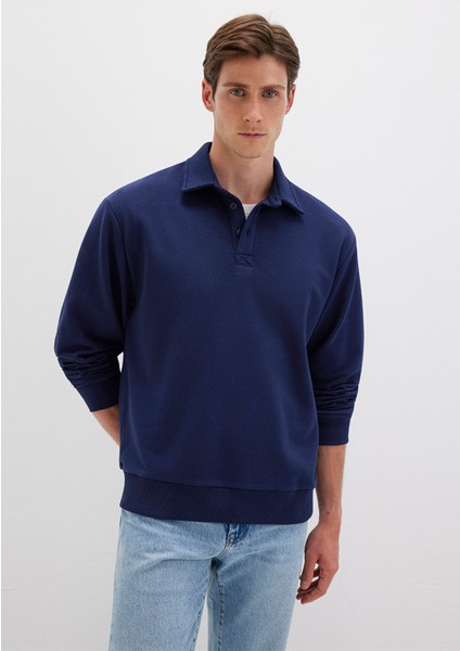 Lacivert Polo Sweatshirt 0611689-84371 fiyatları