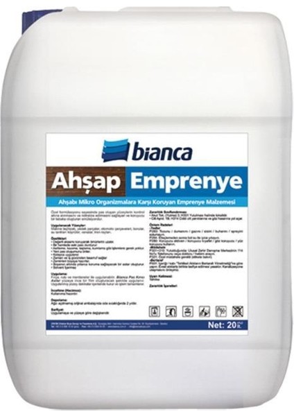 Ahşap Emprenye 15 Lt Şeffaf