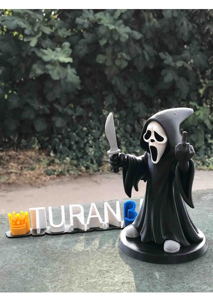 Ghostface Figür – 15 cm Renkli 3D Baskı Dekoratif Obje fırsatları