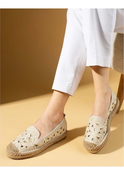Feles Çiçek Desenli Espadril Kadın Babet Ayakkabı fiyatları