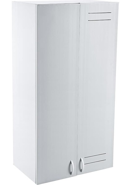 CLK-629 Plastik Kombi Kabini Dolabı 2 Kapaklı Beyaz
