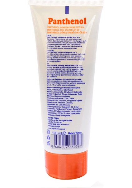 Güneş Kremi 100 ml Spf 50 Güneş Sütü 200 ml Spf 50 Panthenol Spray 200 ml Üstün Koruma Sağlayan Vücut Bakım Seti fırsatları