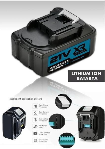 Assur Dawreek Uyumlu 21V 10 Pilli Yedek Batarya fiyatları