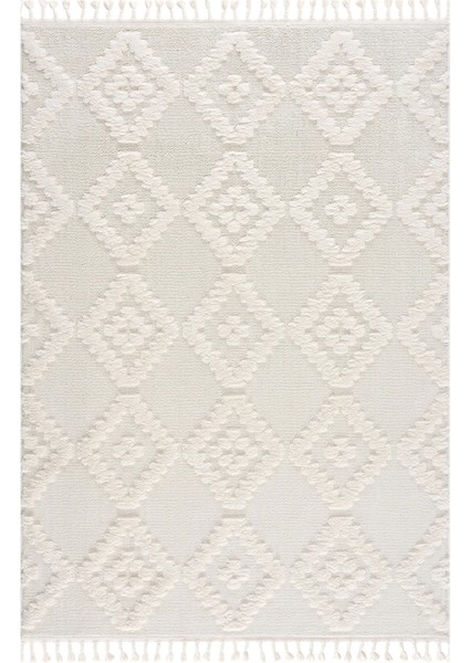 Beyaz Bukleli Yumuşak Peluş Shaggy Dokuma Çocuk Odası Oturma Odası Salon Mutfak Halısı modelleri