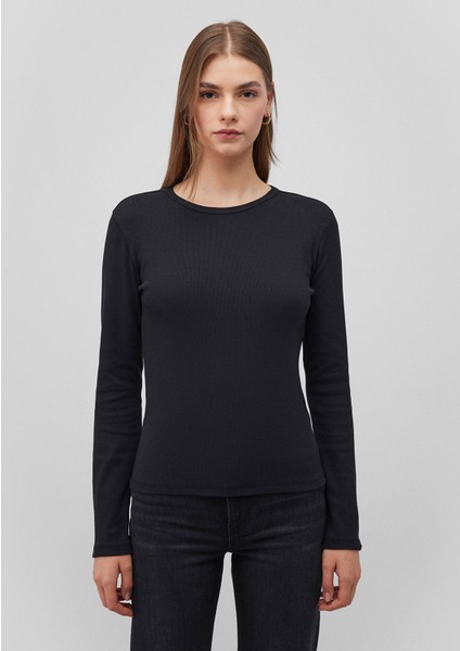 Uzun Kollu Siyah Basic Tişört 1613040-900 modelleri