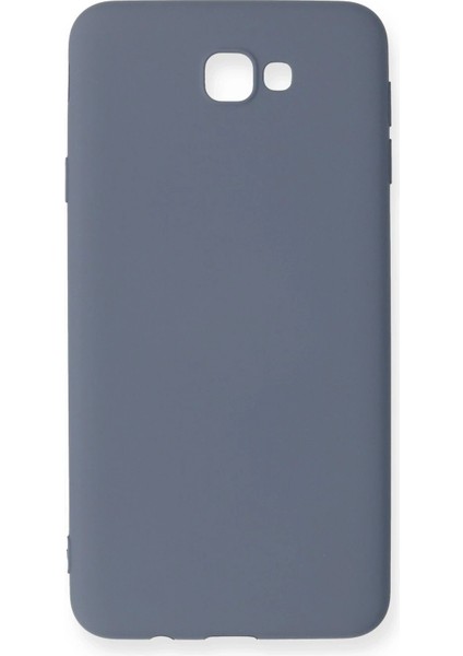 Samsung Galaxy J7 Prime Kılıf Nano Içi Kadife Silikon - GRI-(5796) - CHT9299-9609