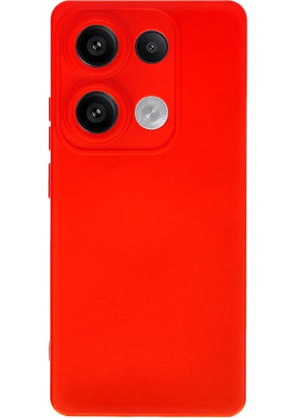 Xiaomi Redmi Note 13 4g Kılıf Nano Içi Kadife Silikon - KIRMIZI-(5796) - CHT7248-6756