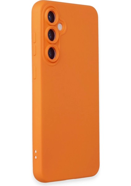 Samsung Galaxy S24 Kılıf Nano Içi Kadife Silikon - TURUNCU-(5796) - CHT3470-2539 fiyatları