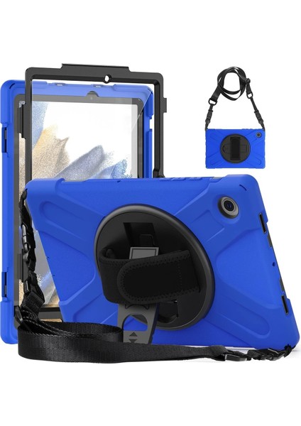 Samsung Galaxy X200 Tab A8 10.5 Kılıf Amazing Tablet Kapak - MAVI-(5796) - CHT8415-6142