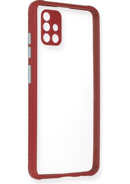 Samsung Galaxy A71 Kılıf Miami Şeffaf Silikon - FUŞYA-(5796) - CHT7116-8003