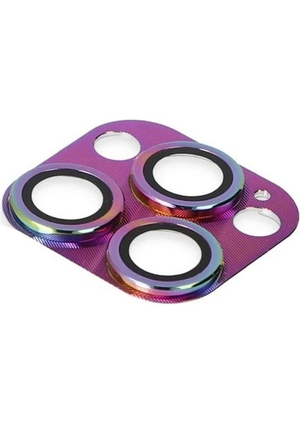 iPhone 13 Pro Max Pers Alüminyum Kamera Lens - RAINBOW-(5796) - CHT3089-2734 fırsatları