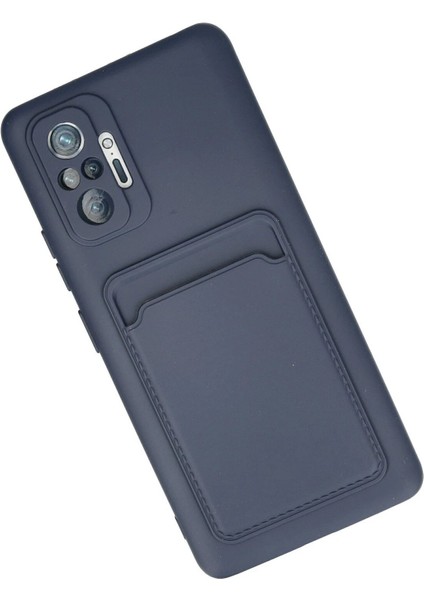 Xiaomi Redmi Note 10 Pro Kılıf Kelvin Kartvizitli Silikon - LACIVERT-(5796) - CHT7128-9793 modelleri