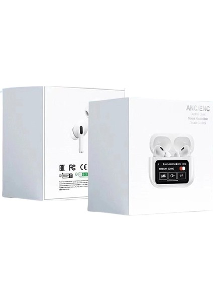 A9 Pro Aktif Gürültü Engelleyici Özellikli Dijital Ekranlı Airpods Bluetooth Ku - CHT9370-6878 fiyatları