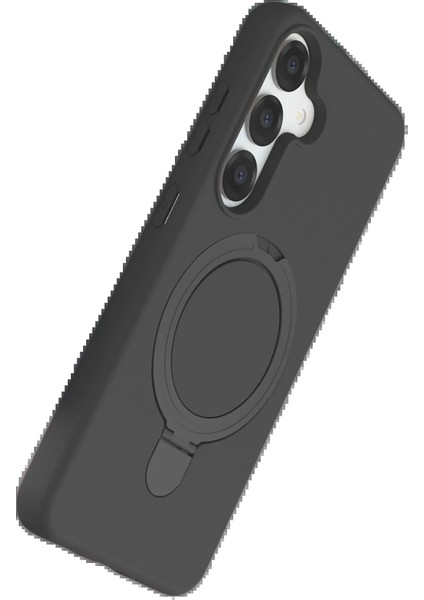 Samsung Galaxy S25 Regal Magsafe Standlı Kapak - Titan GRI-(5796) - CHT5564-5634 modelleri