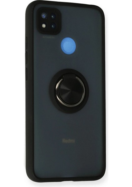 Xiaomi Redmi 9c Kılıf Montreal Yüzüklü Silikon Kapak - SIYAH-(5796) - CHT3500-8080 fiyatları