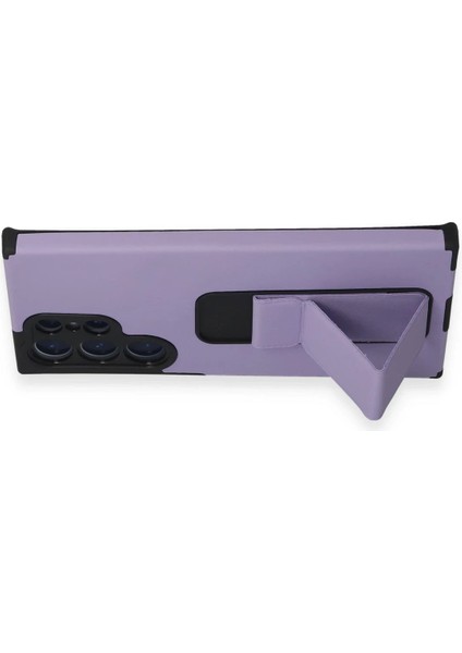 Samsung Galaxy S23 Ultra Kılıf Mega Standlı Silikon - LILA-(5796) - CHT6202-3467 indirimleri