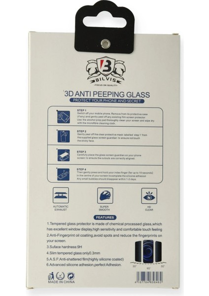 iPhone 6 Bilvis Hayalet Cam Ekran Koruyucu - BEYAZ-(5796) - CHT6001-7314 modelleri