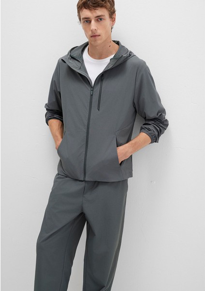 Kapüşonlu Yeşil Spor Ceket 0110655-71598 fiyatları