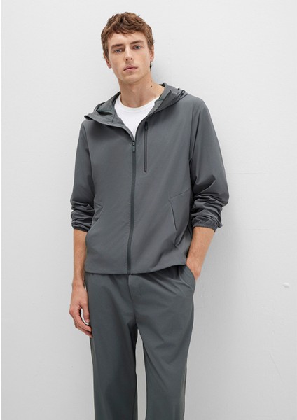 Kapüşonlu Yeşil Spor Ceket 0110655-71598 modelleri