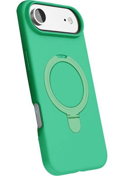Apple iPhone 17 Air Regal Magsafe Standlı Kapak - YEŞIL-(5796) - CHT1082-4271 modelleri