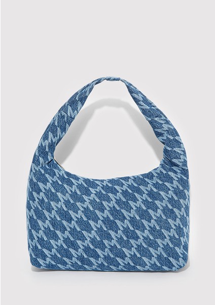 Baskılı Denim El Çantası 1912061-70830 fiyatları