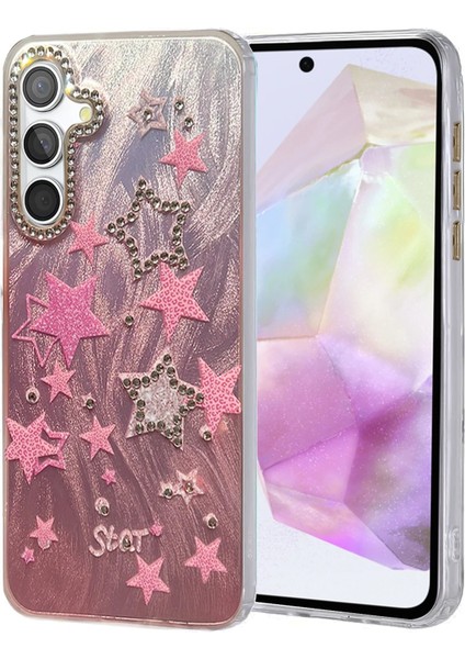 Samsung Galaxy A35 5g Kılıf Blade Aynalı Desenli Kapak - Desen 7-(5796) - CHT5861-5751