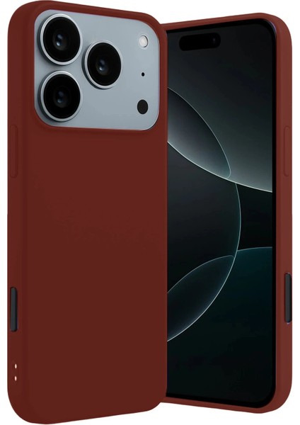 Apple iPhone 17 Pro First Silikon - BORDO-(5796) - CHT2401-7826 modelleri