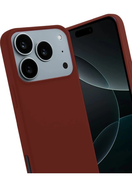 Apple iPhone 17 Pro Max First Silikon - BORDO-(5796) - CHT4053-3633 fiyatları